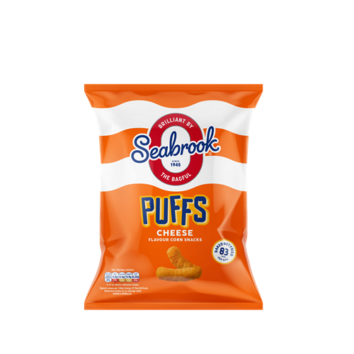 Seabrook Puffs Cheese 16g x 50