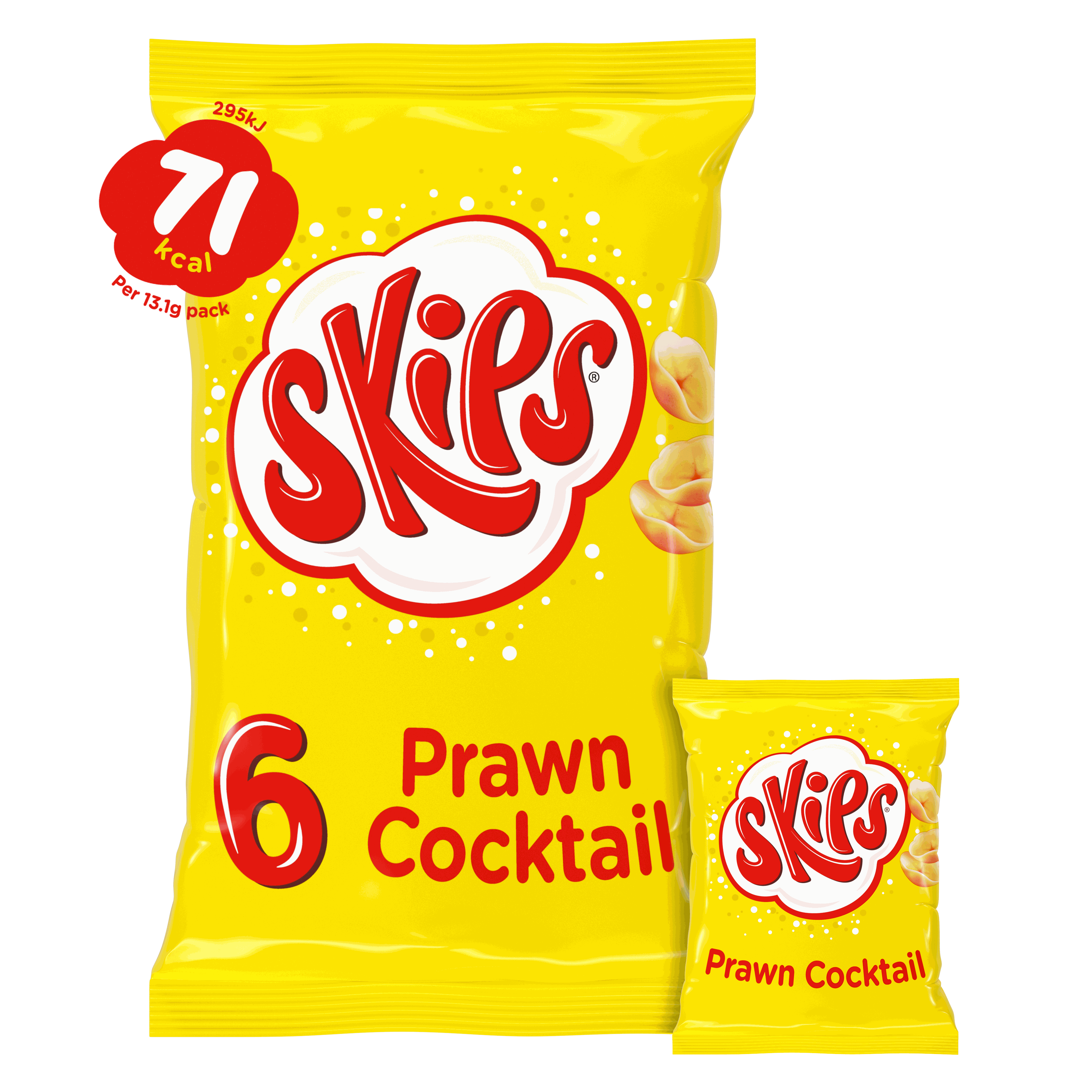Skips Prawn Cocktail Multipack Crisps 6 Pack
