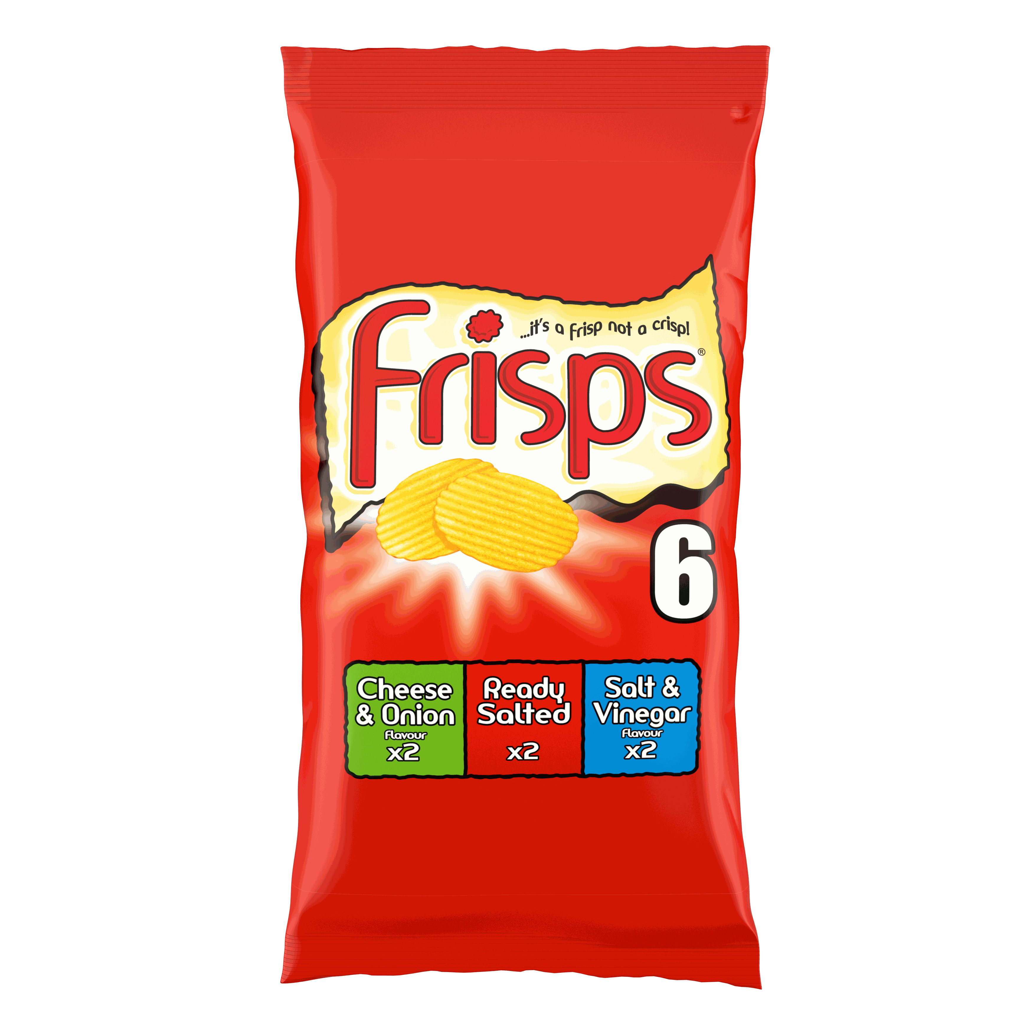 Frisps Variety Multipack Crisps 6 Pack