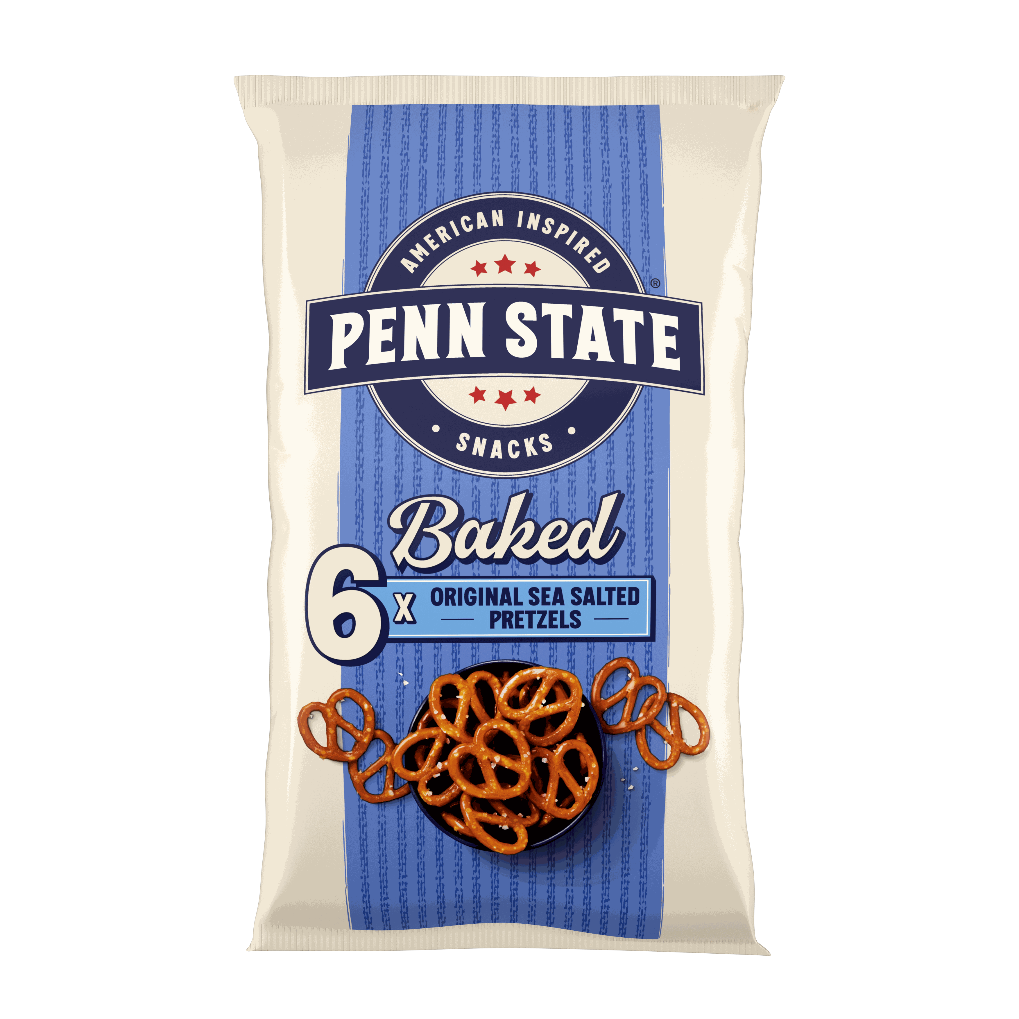 Penn State Sea Salted Multipack Pretzels 6 Pack