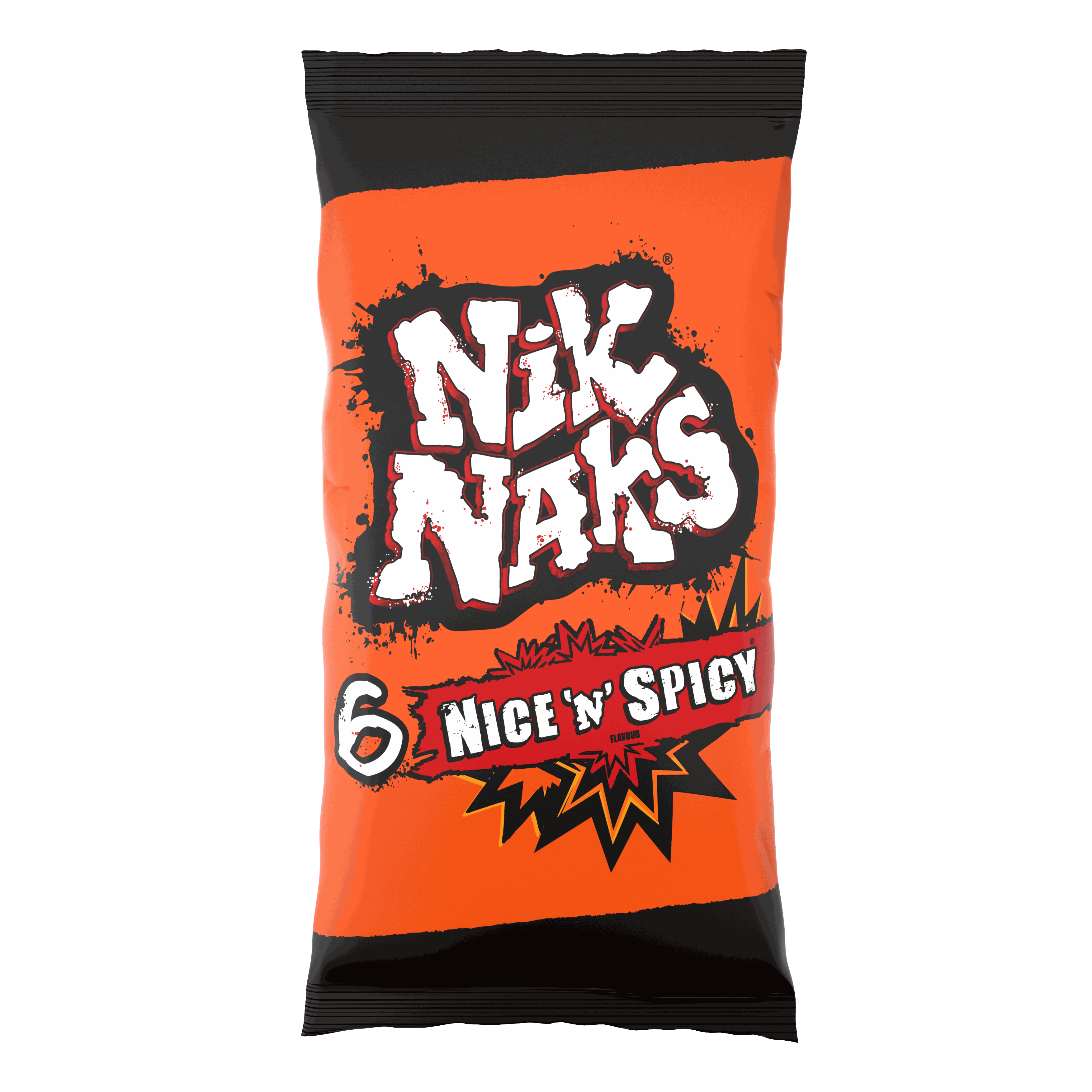 Nik Naks Nice 'N' Spicy Multipack Crisps 6 Pack