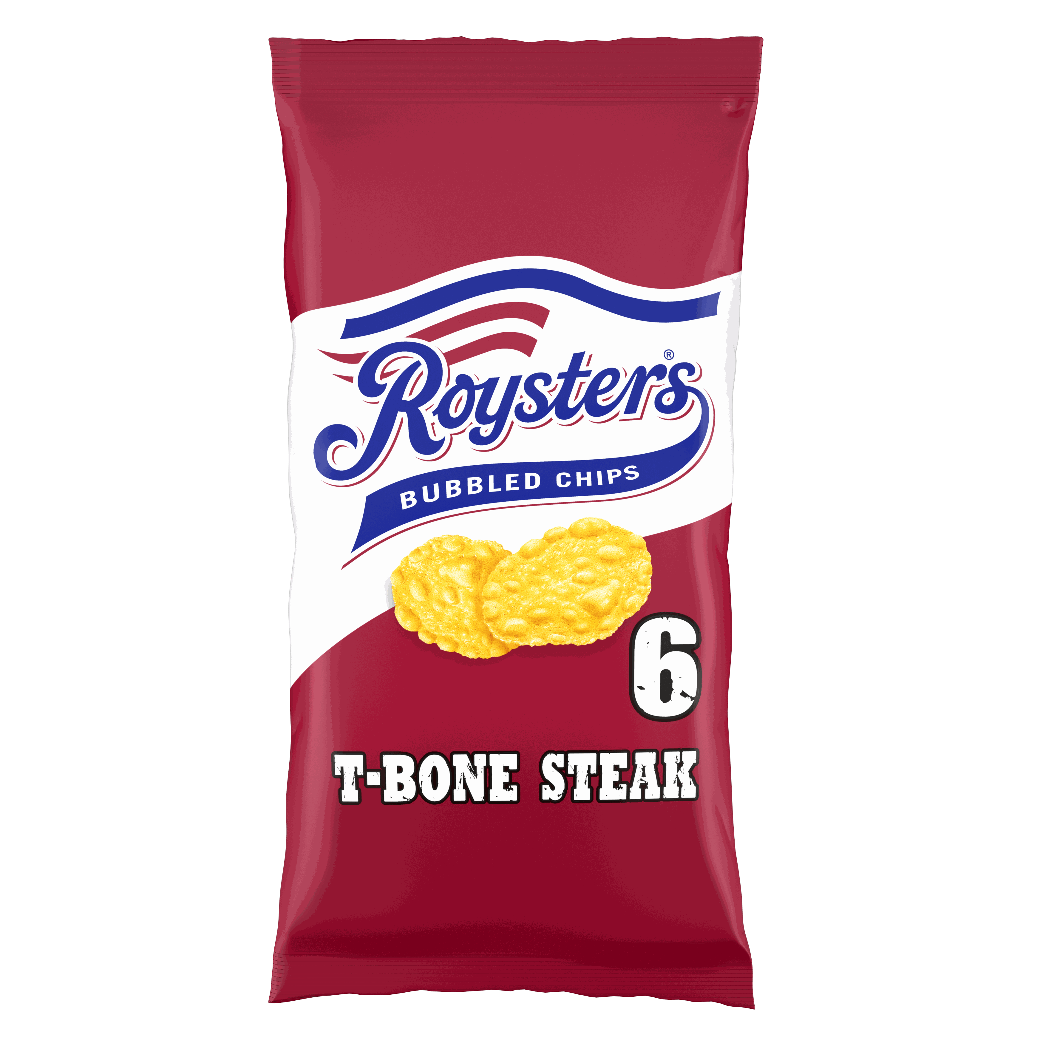 Roysters T-Bone Steak Multipack Crisps 6 Pack