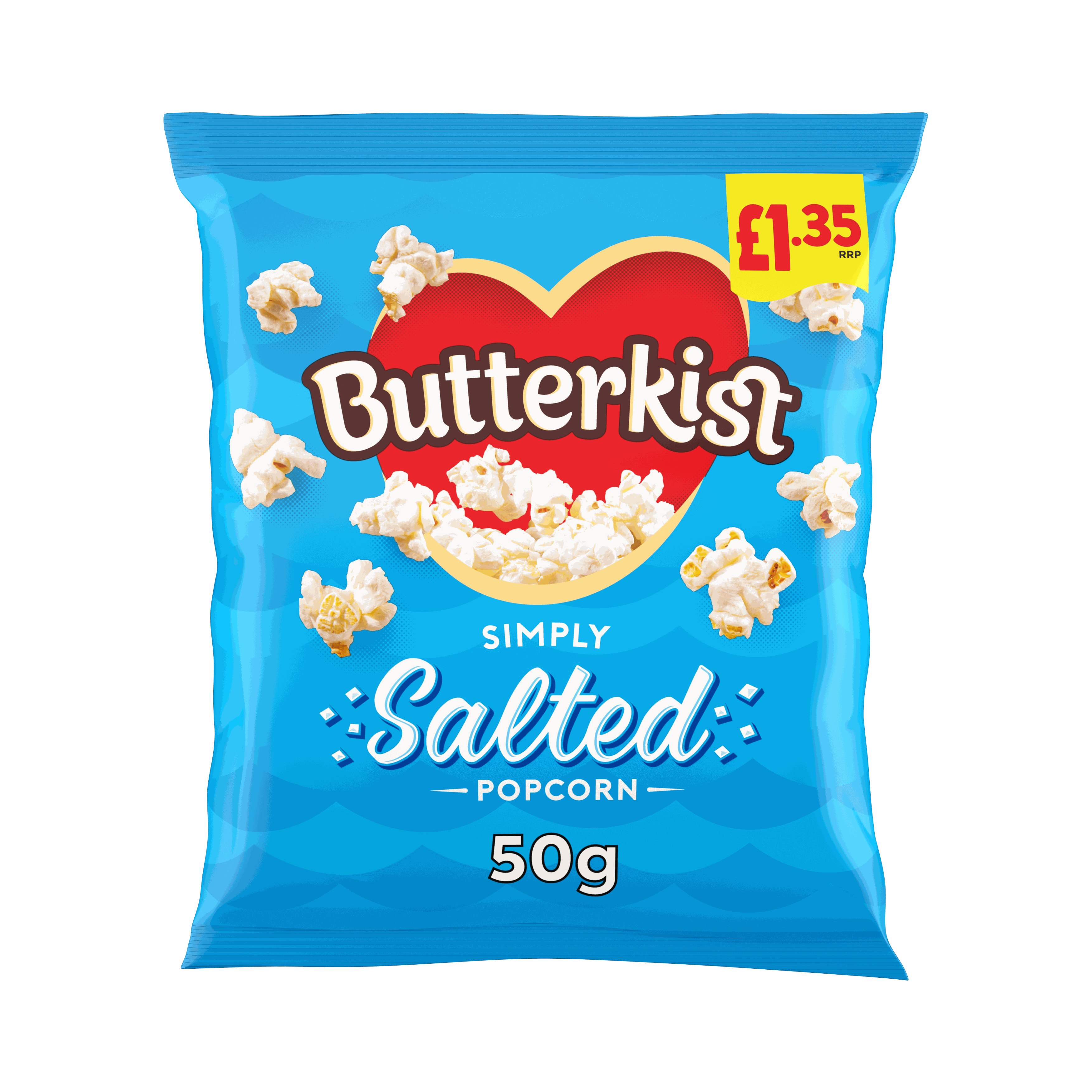 Butterkist Simply Salted Popcorn 50g, £1.35 PMP