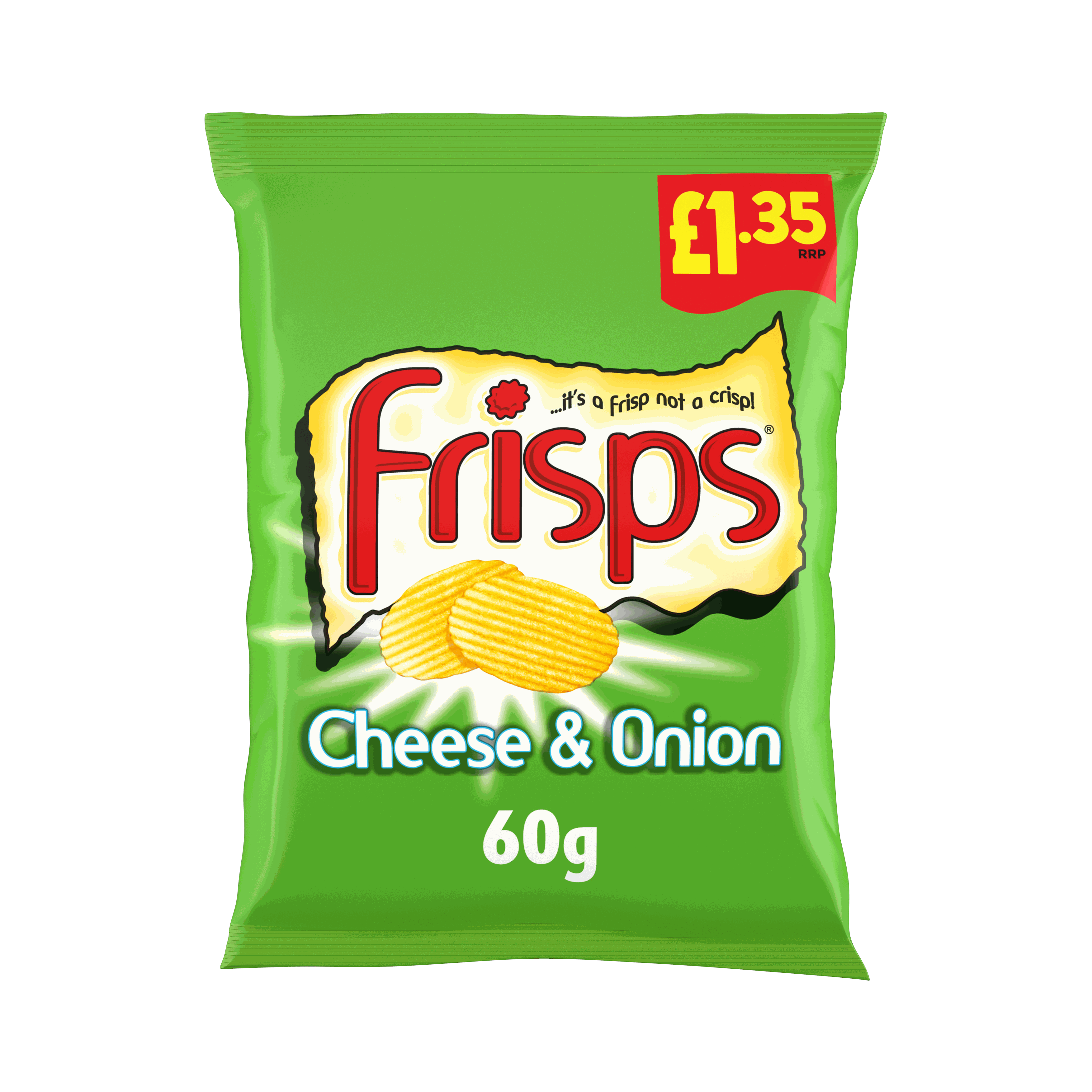Frisps Cheese & Onion Crisps 60g, £1.35 PMP
