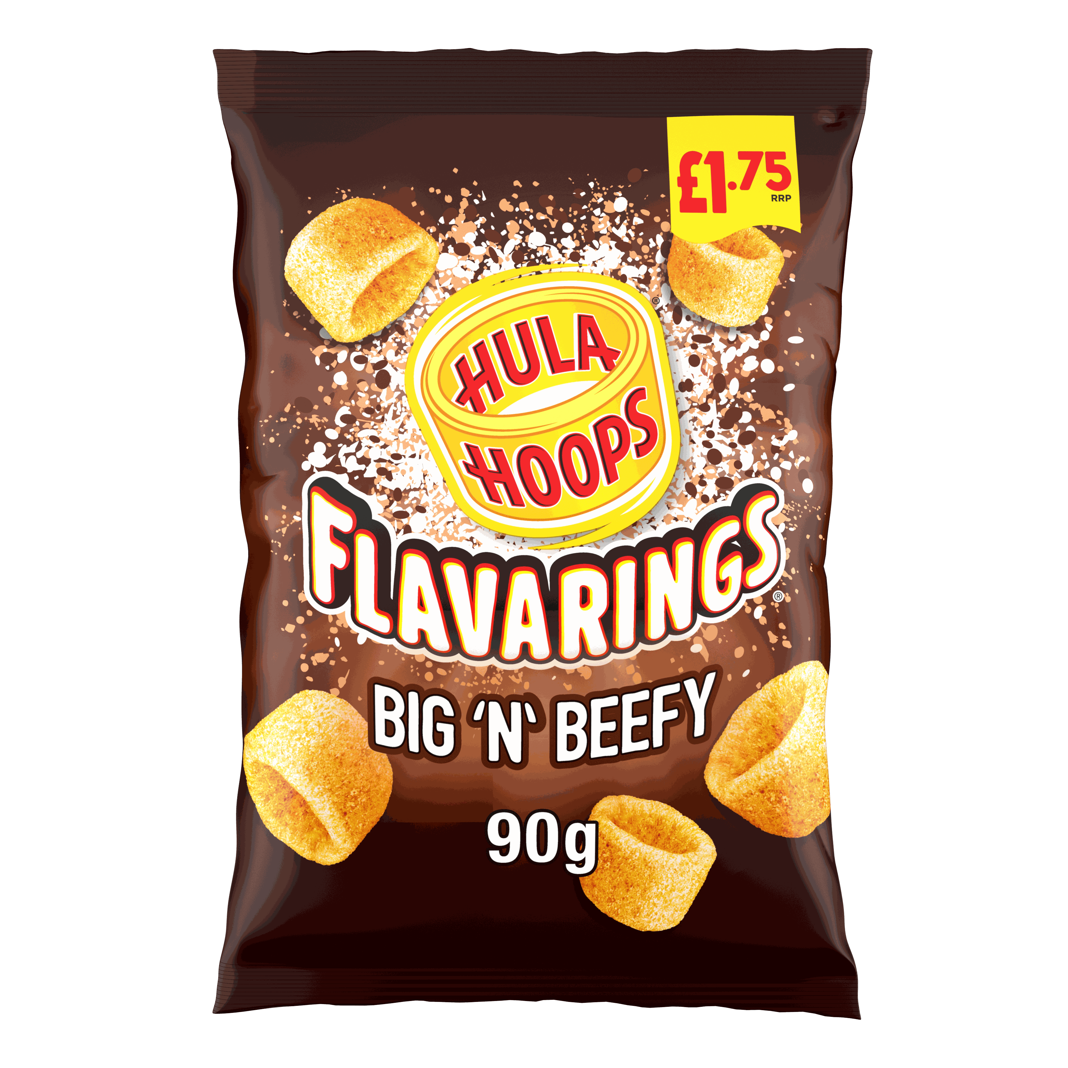 Hula Hoops Flavarings Big'N'Beefy Crisps 90g, £1.75 PMP