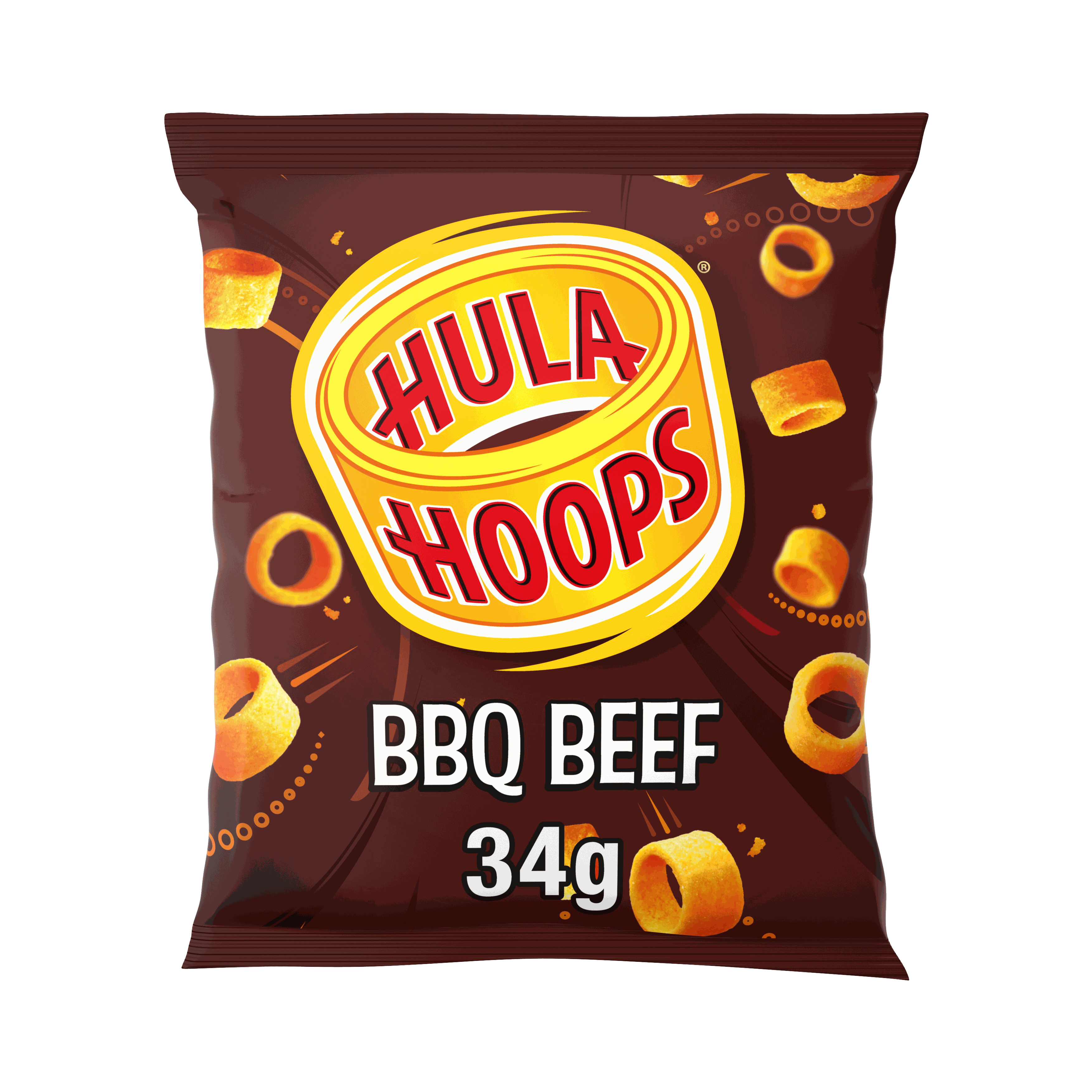 Hula Hoops BBQ Beef Crisps 34g