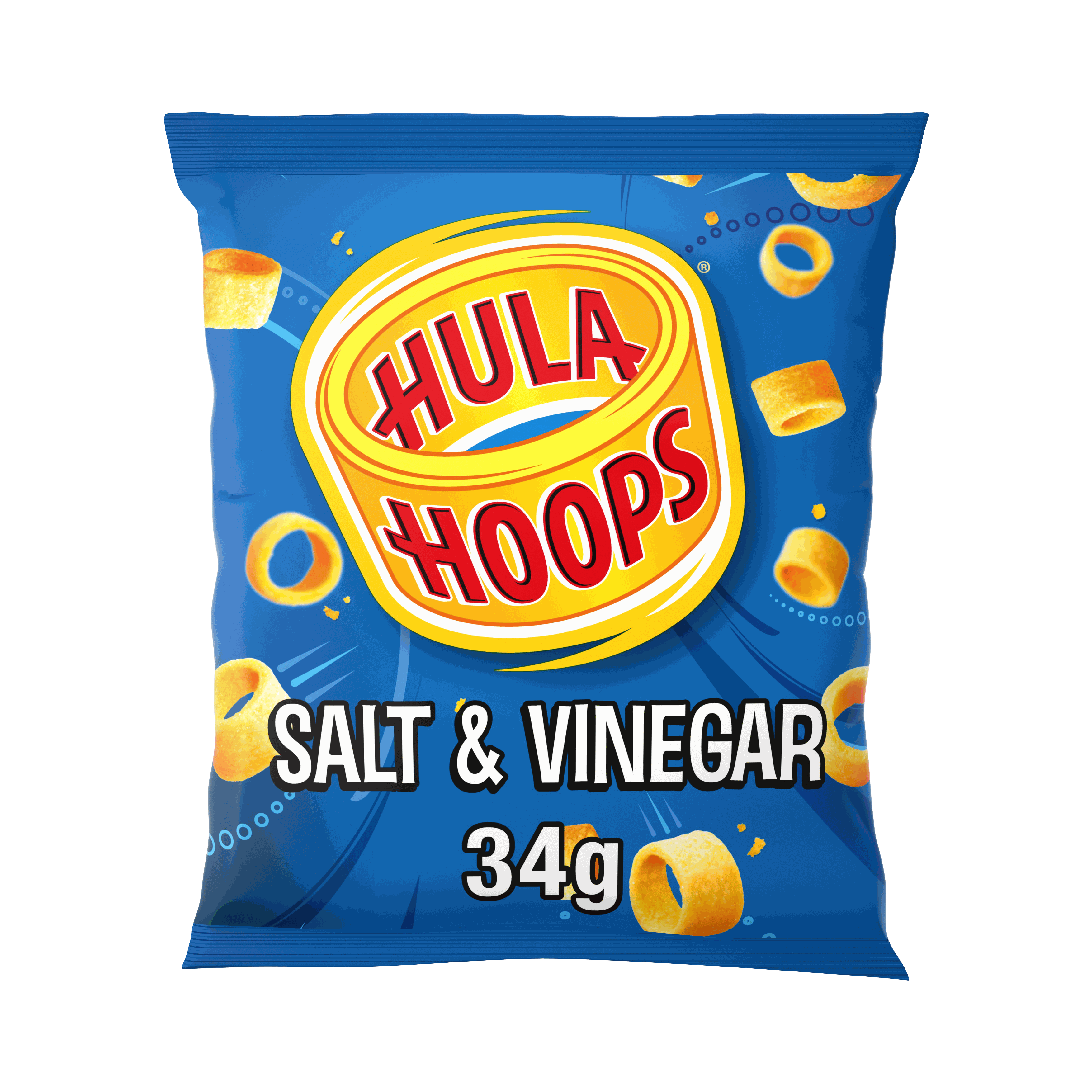 Hula Hoops Salt & Vinegar Crisps 34g