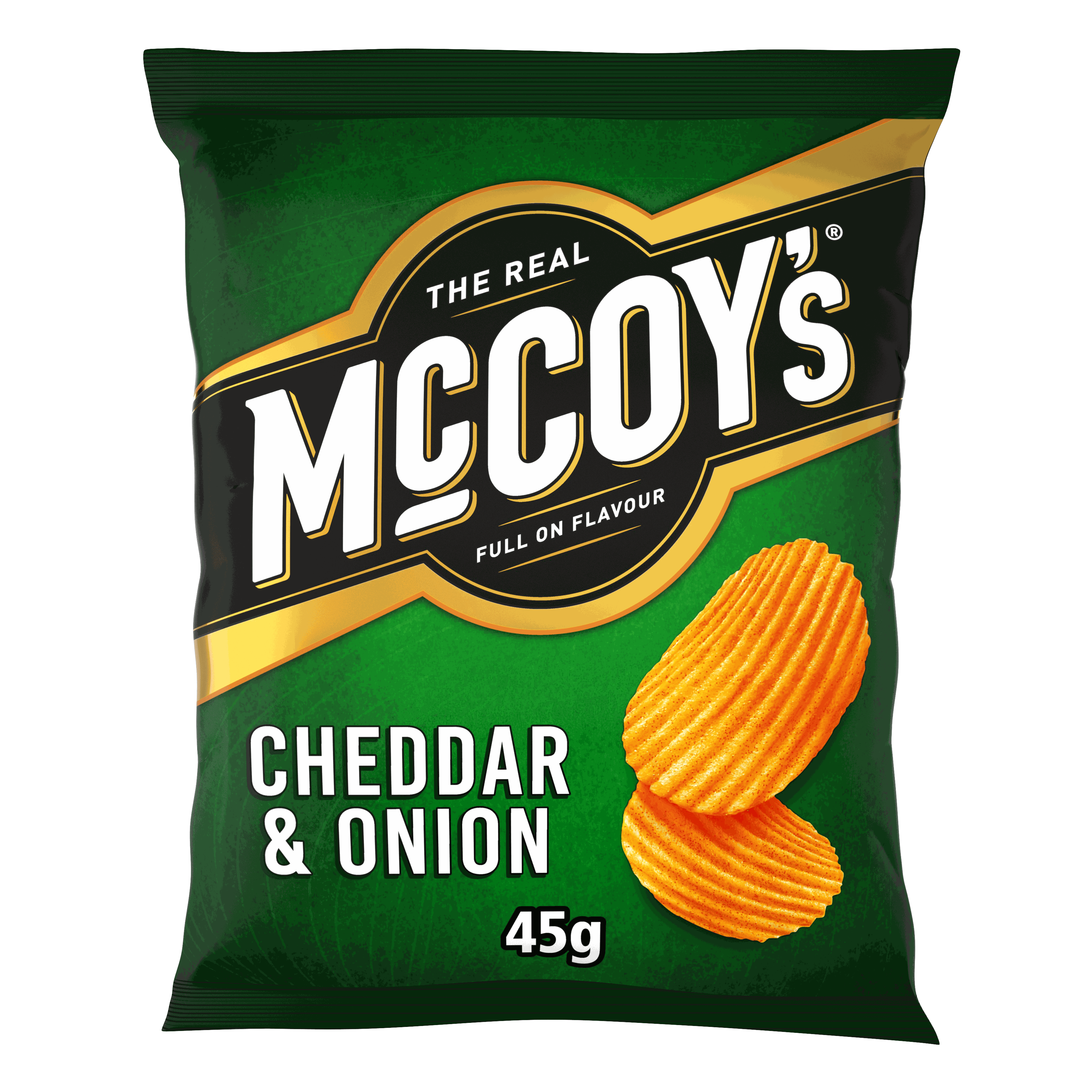 McCoy's Cheddar & Onion Grab Bag Crisps 45g