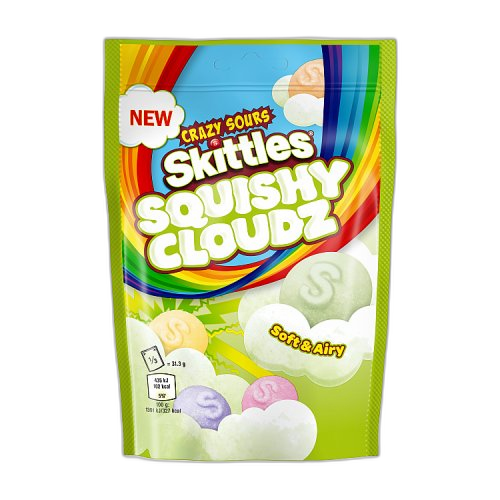 Skittles Squishy Cloudz Sours Sweets 94g (1x18)