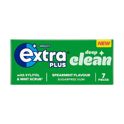 Extra Plus Deep Clean Sugar Free Chewing Gum (24x7 Pieces)