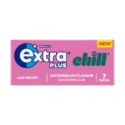 Extra Plus Chill Watermelon Flavour Chewing Gum (24x7 Pieces)