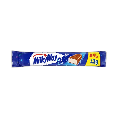 Milky Way Milk Chocolate Bar 43g PMP £0.89 (1x30)