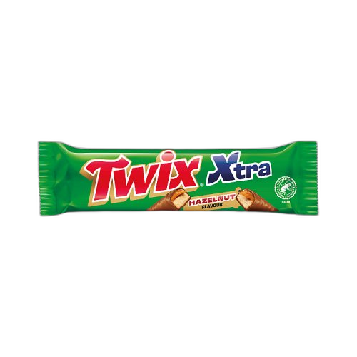 Twix Xtra Hazelnut Milk Chocolate Bars 24x75g
