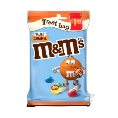 M&M's Salted Caramel Bag 70g PMP £1.69