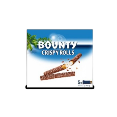 Bounty Milk Chocolate Coconut Crispy Rolls Multipack