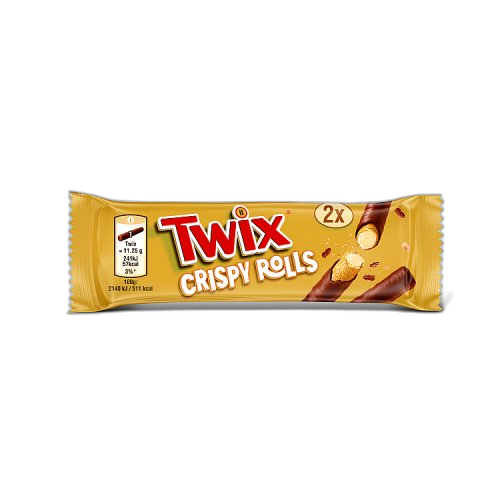 Twix Chocolate & Caramel Crispy Rolls 22.5g (1x24)