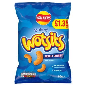 Walkers Wotsits Cheese 60g PMP £1.35