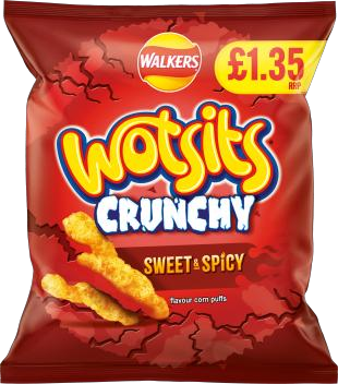 Wotsits Crunchy Sweet & Spicy 60g PMP £1.35
