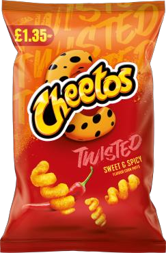 Cheetos Twisted Sweet & Spicy 85g PMP £1.35