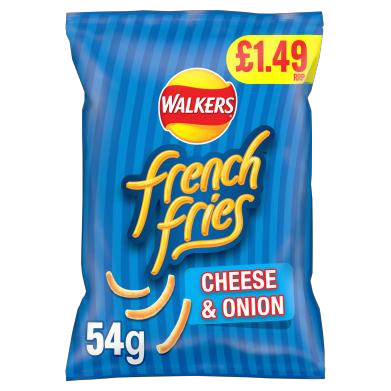 Walkers French Fries Cheese & Onion 54g PMP £1.49