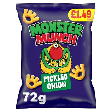 Walkers Monster Munch Pickled Onion 72g PMP £1.49