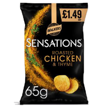 Walkers Sensations Chicken & Thyme 65g PMP £1.49