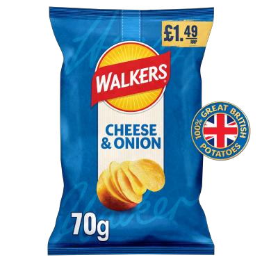 Walkers Cheese & Onion 70g PMP £1.49