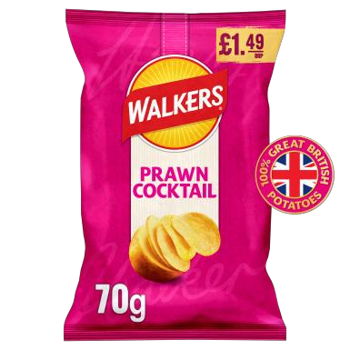 Walkers Prawn Cocktail 70g PMP £1.49
