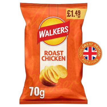 Walkers Roast Chicken 70g PMP £1.49