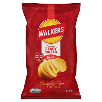 Walkers Ready Salted 18 x 6 pack