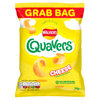 Walkers Quavers Grabs Cheese