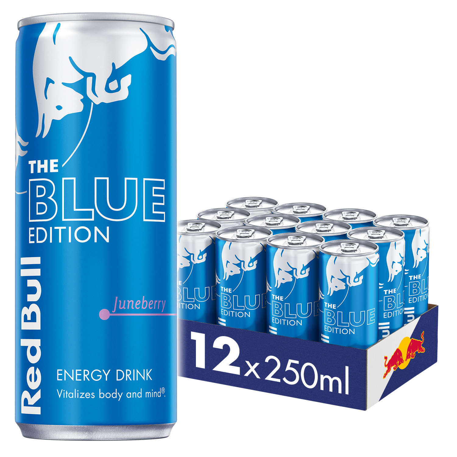 Red Bull Blue Edition Juneberry Energy Drink 250ml 12 Pack