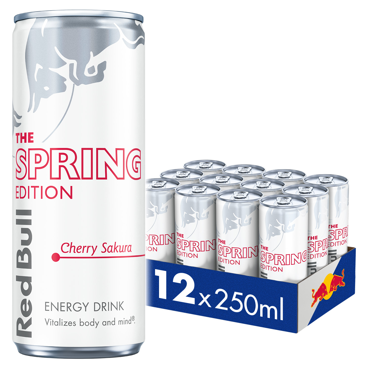 Red Bull Spring Edition Cherry Sakura Energy Drink 250ml 12 Pack