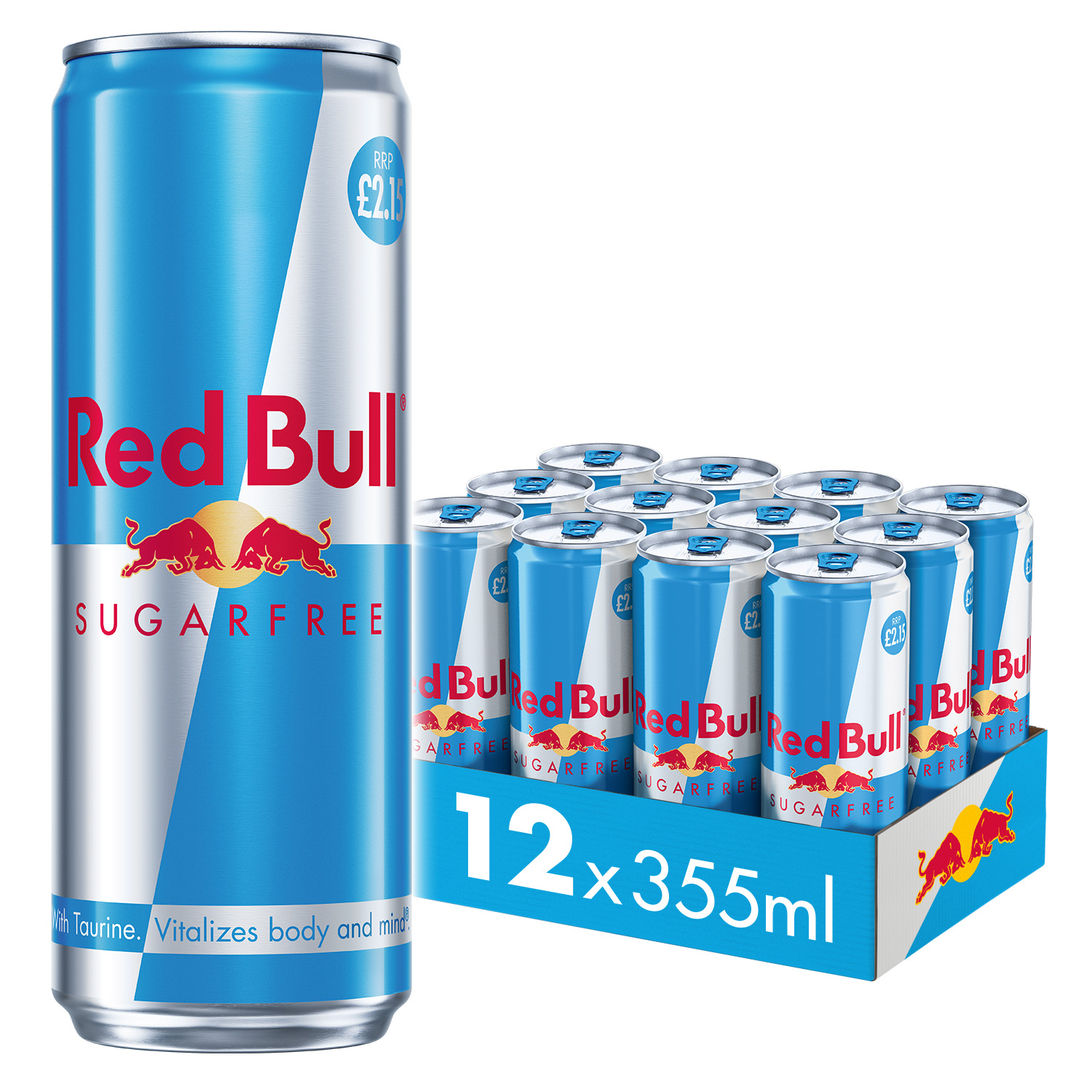 Red Bull Sugarfree Energy Drink 355ml 12 Pack PM £2.15