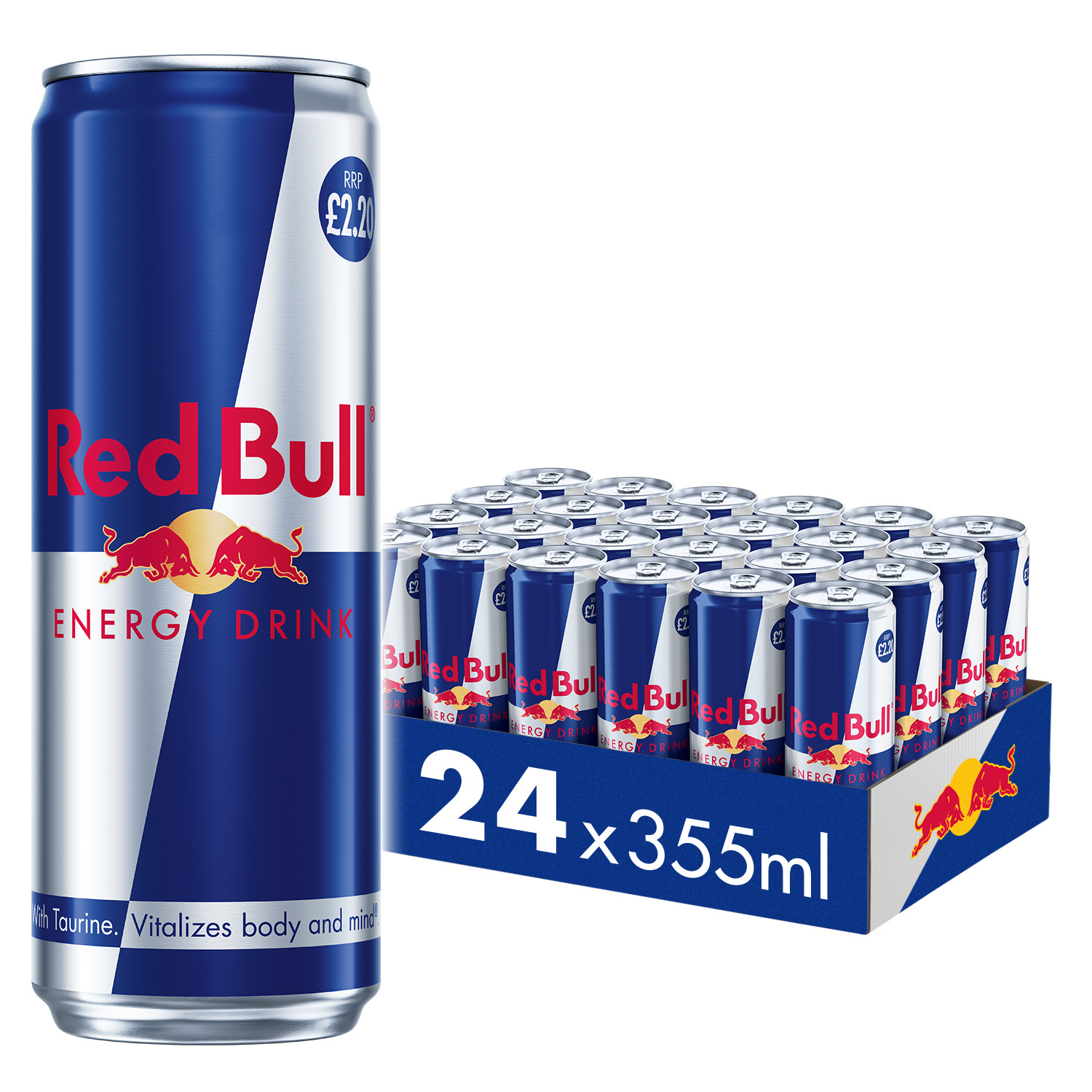 Red Bull Energy Drink 355ml 24 Pack PM £2.20