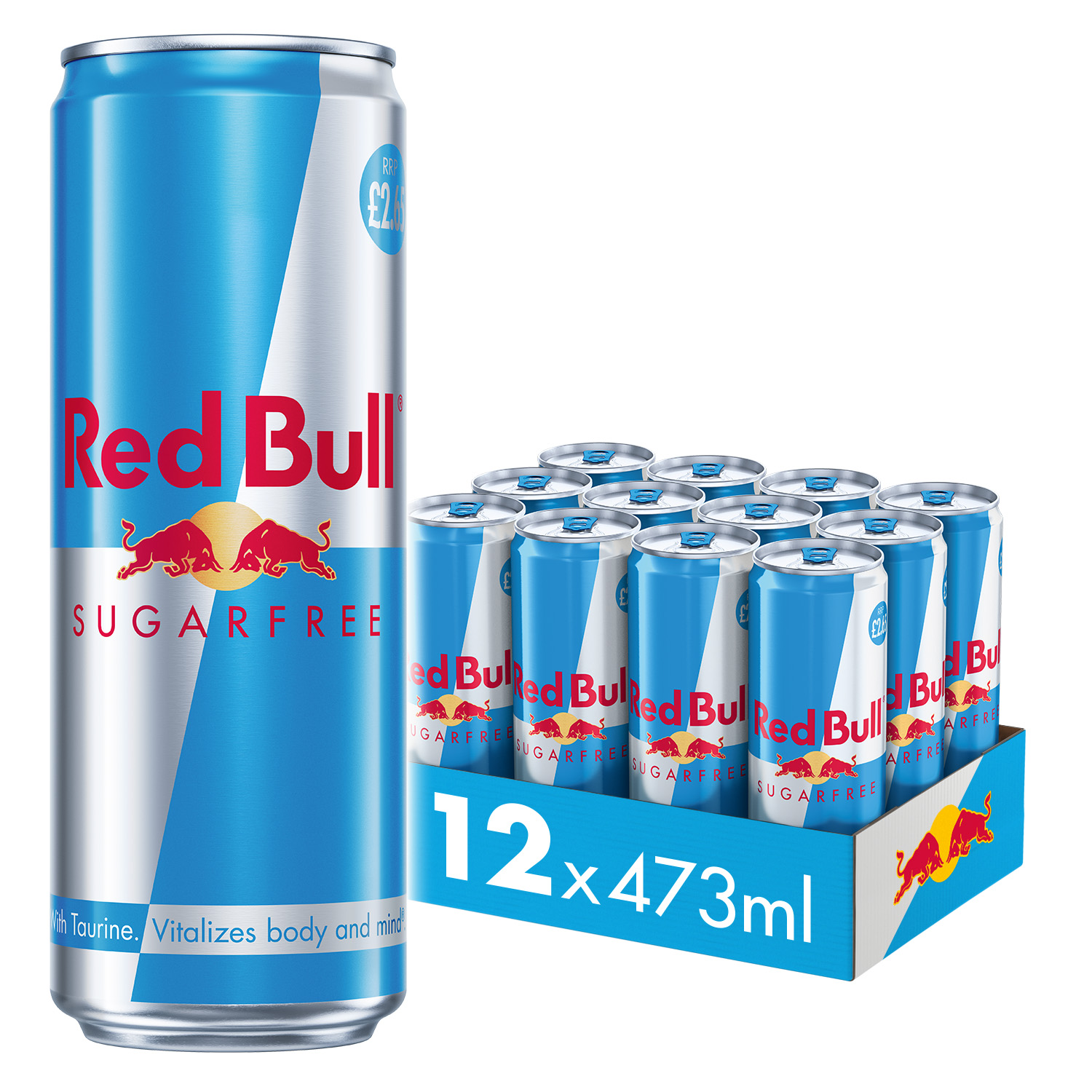Red Bull Sugarfree Energy Drink 473ml 12 Pack PM £2.65