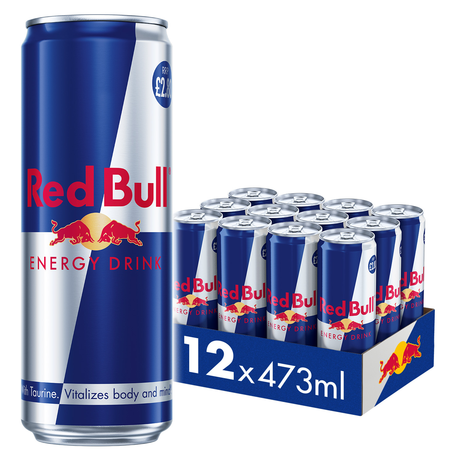 Red Bull Energy Drink 473ml 12 Pack PM £2.80