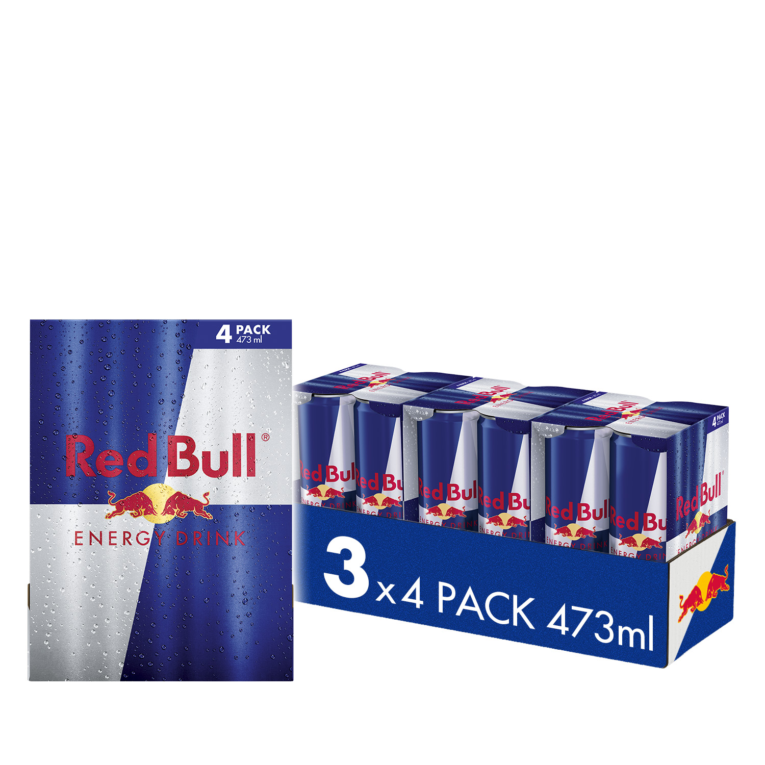 Red Bull Energy Drink 473ml 4 Pack (Pack of 3) PM £9.25