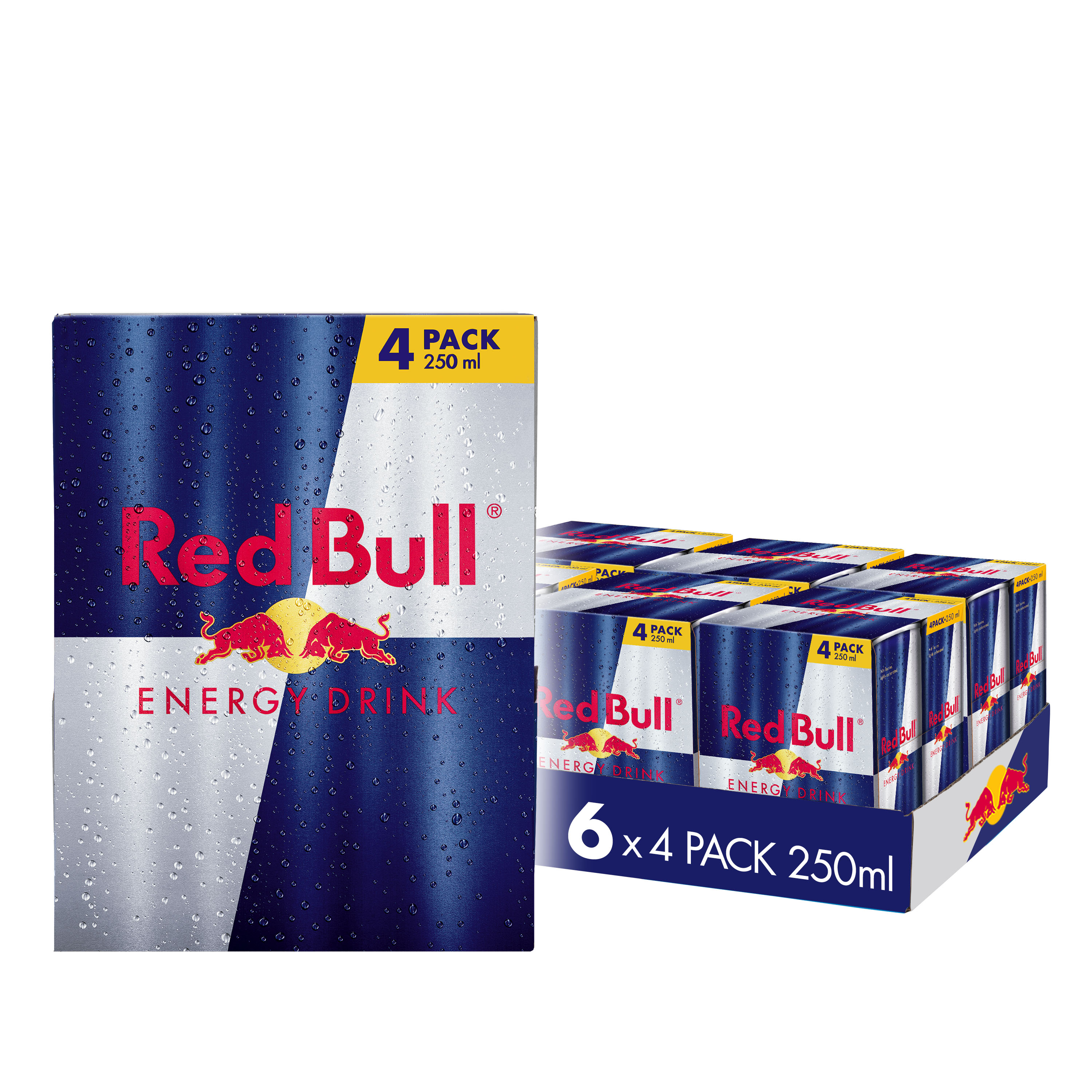 Red Bull Energy Drink 250ml 4 Pack (Pack of 6)