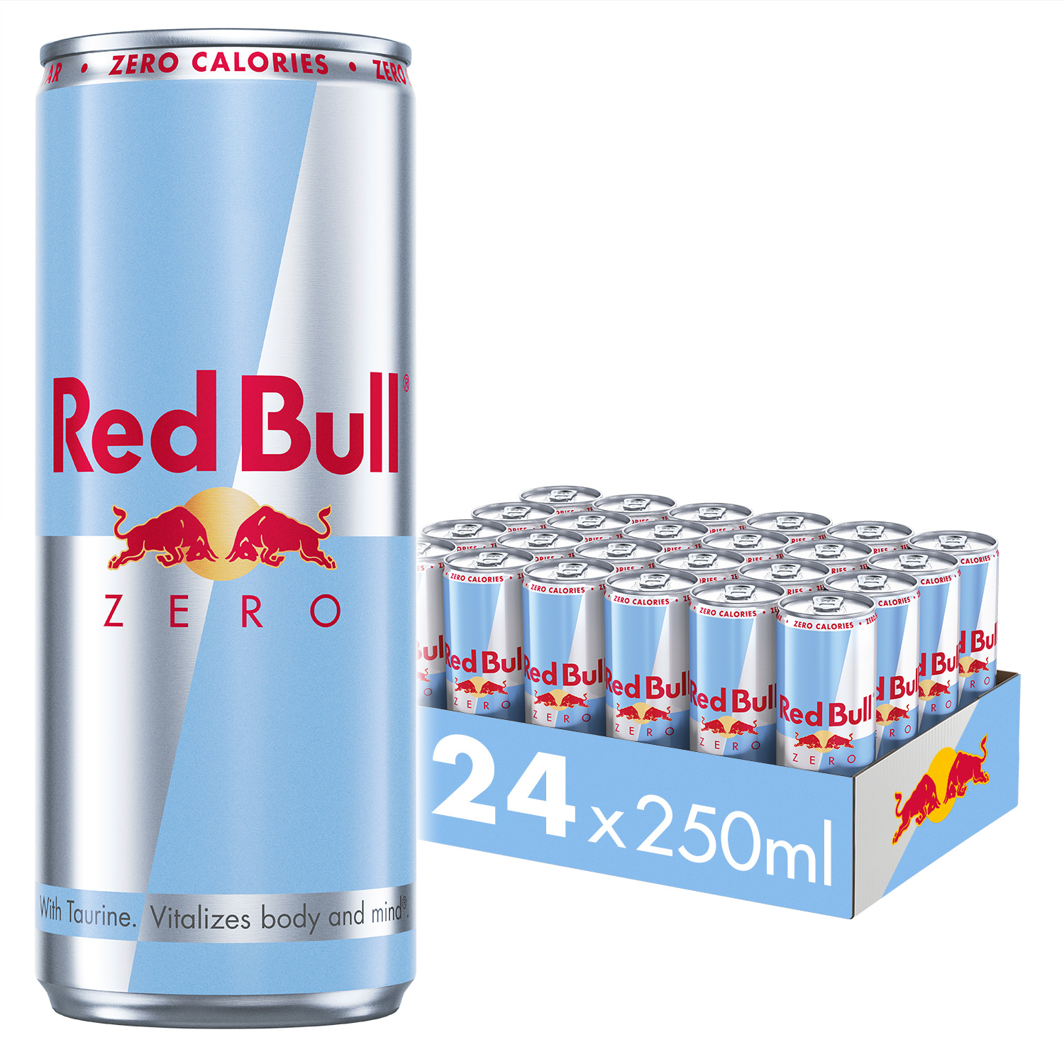 Red Bull Zero Energy Drink 250ml 24 Pack