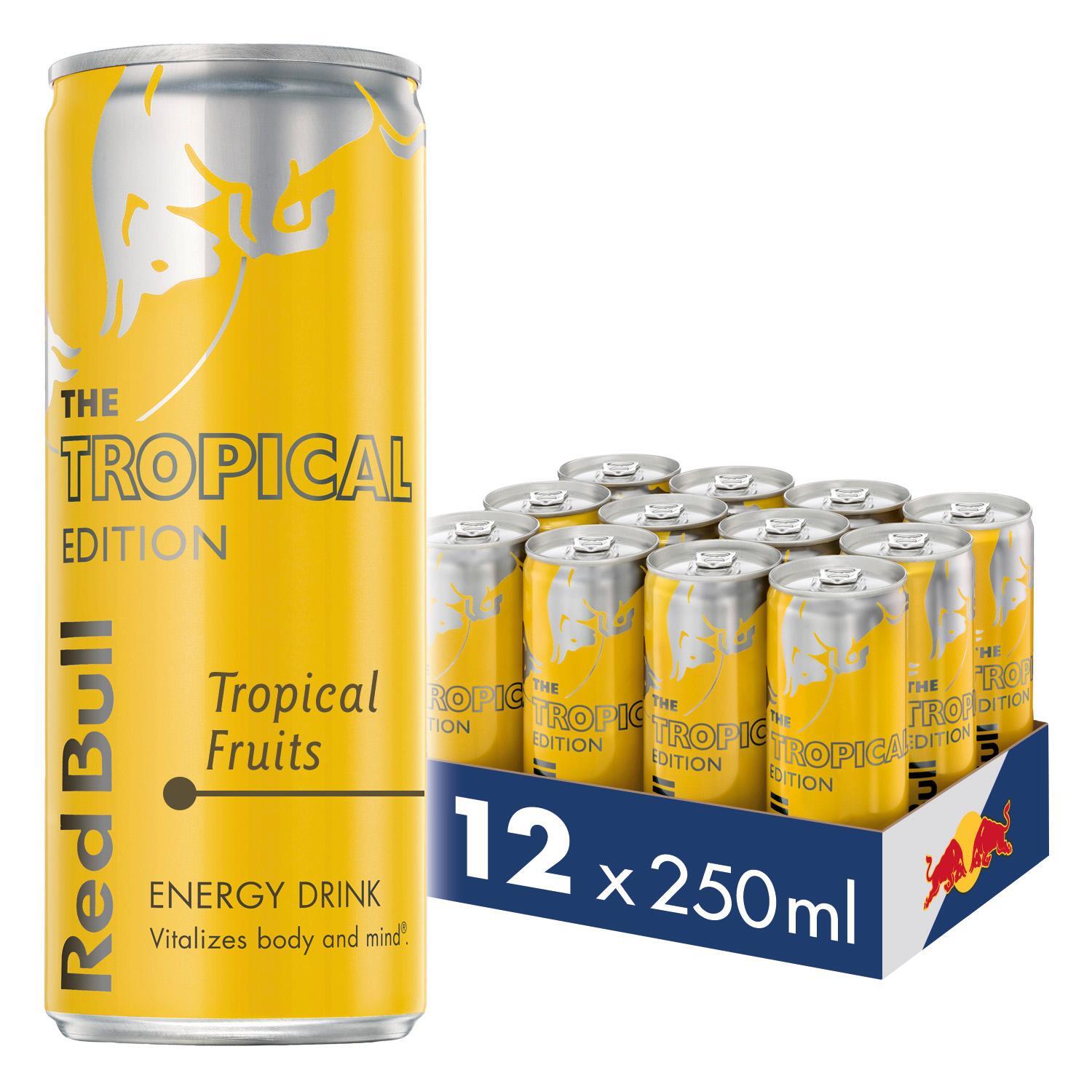 Red Bull Tropical Edition Energy Drink 250ml 12 Pack