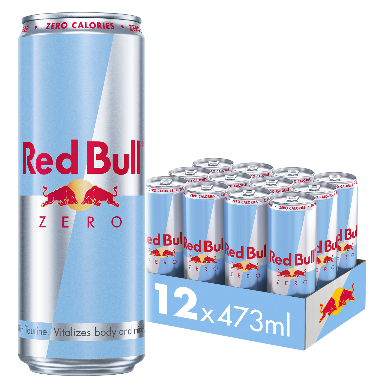 Red Bull Zero Energy Drink 473ml 12 Pack
