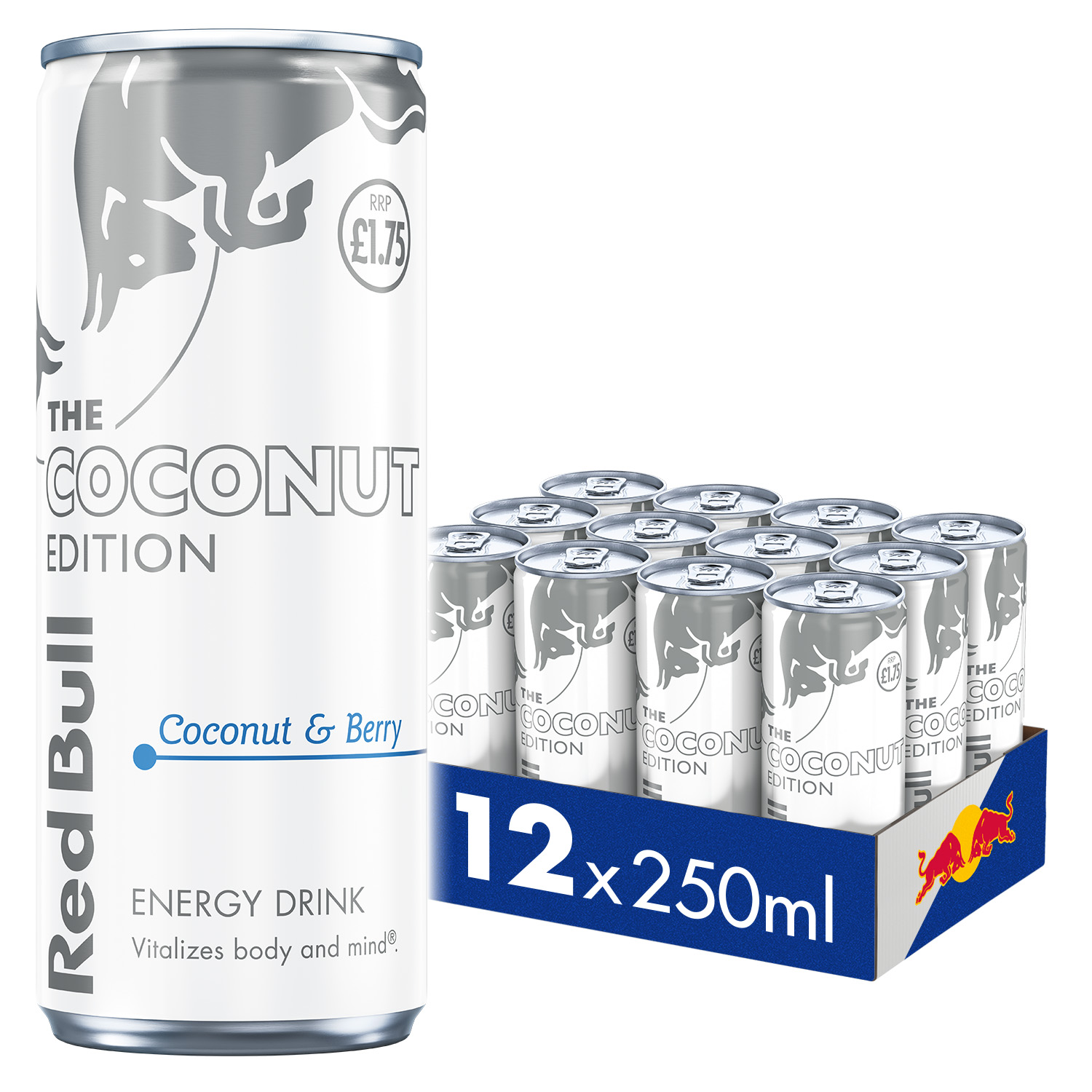 Red Bull Coconut Edition Coconut & Berry Energy Drink 250ml 12 Pack PM £1.75