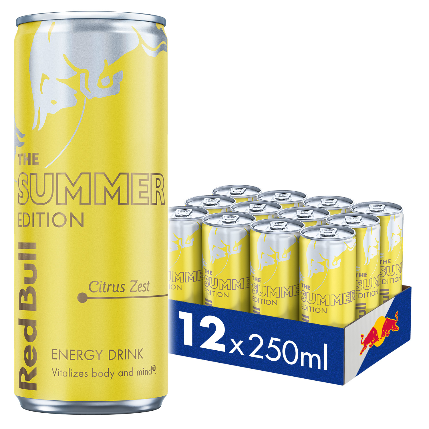 Red Bull Summer Edition Citrus Zest Energy Drink 250ml 12 Pack PM £1.75