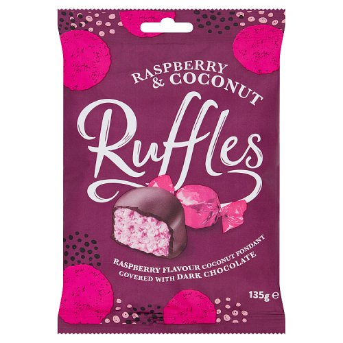 RASPBERRY RUFFLES BAG