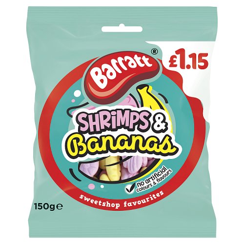 BARR SWEET SHOP SHRIMPS AND BAN PMP £1.15