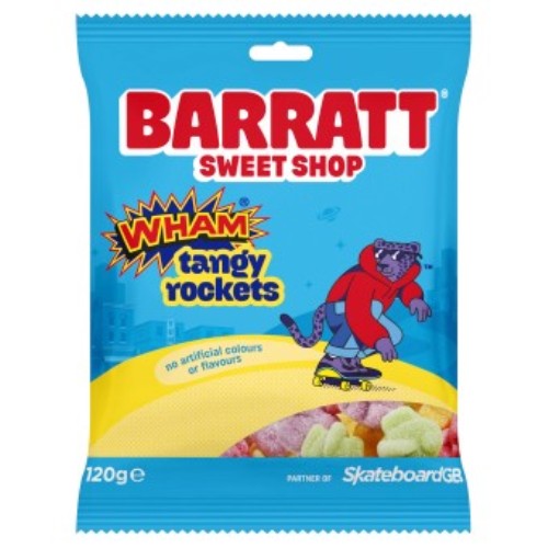 Barratt SS Wham Tangy Rockets 12x120g