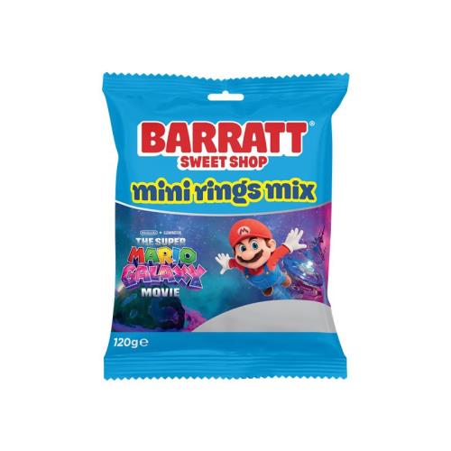 Barratt x Super Mario Galaxy - Mini Rings Mix 12x120g