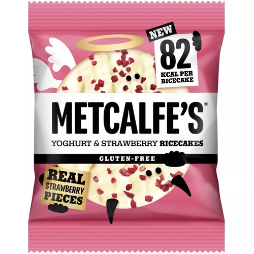Metcalfe’s Ricecakes Yogurt and Strawberry